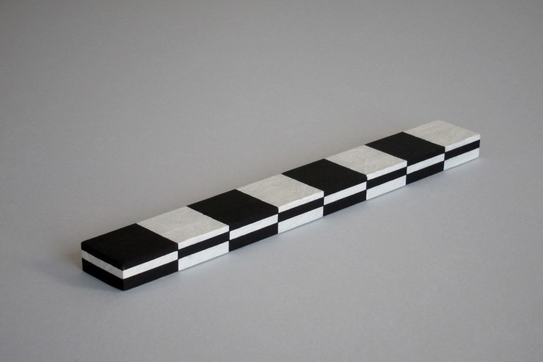 Andreas Burger | 64 / 8 / 72 chessboard, 2011 | acrylic on wood | cm. 37 x 4 x 2 ed. of 8 + 2 AP