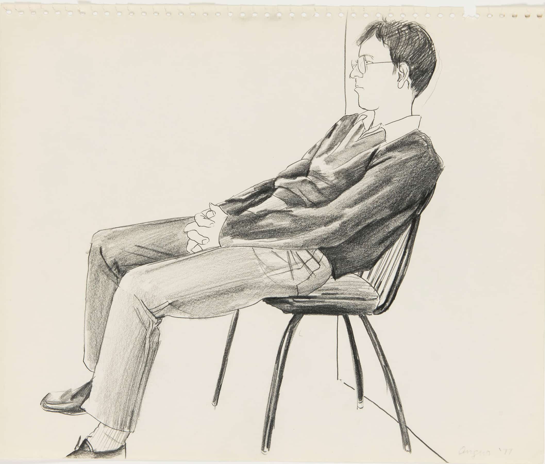 Patrick Angus | untitled, 1977 | pencil on paper | cm. 29.7 x 35.5 © Estate of Patrick Angus