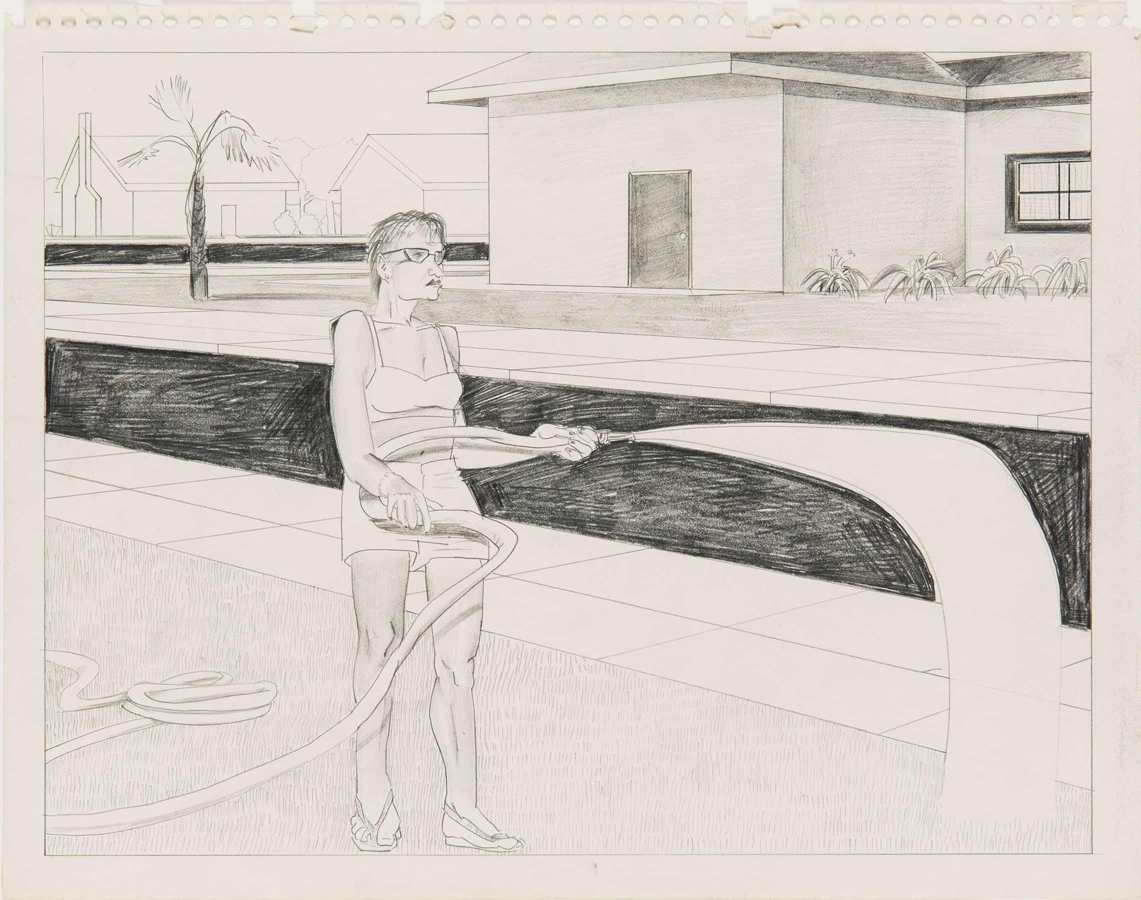 Patrick Angus | untitled | pencil on paper | cm. 27.5 x 35.5 © Estate of Patrick Angus