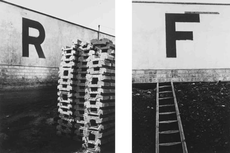 ALFREDO CAMISA | alfabeto urbano: R, 1961 - 2005 | b/w cibachrome print | cm. 38.3 x 28.9 each | Edition: 4/5