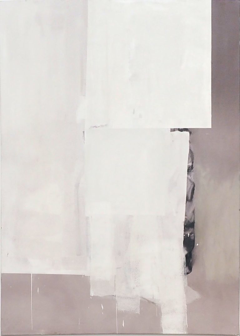 null drapp, 2015 | acrylic, enamel, concrete, oil on canvas | cm. 140 x 100