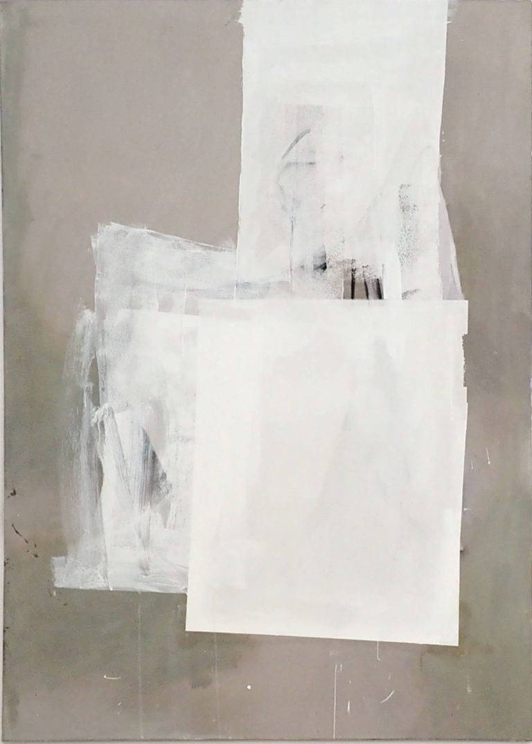 null drapp, 2015 | acrylic, enamel, concrete, oil on canvas | cm. 140 x 100