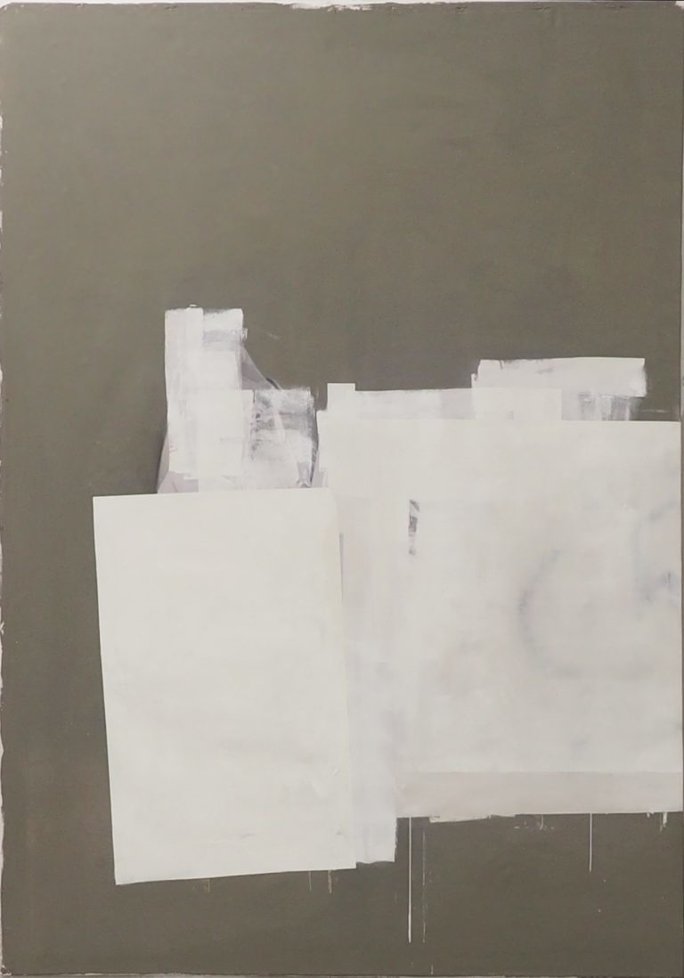 null drapp, 2015 | acrylic, enamel, concrete, oil on canvas | cm. 200 x 140