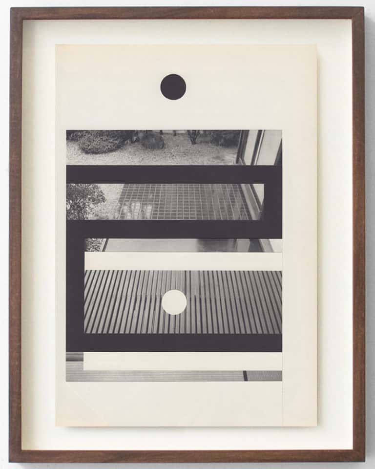 Louis Reith | Untitled, 2018 | Collage of found book | cm. 30 x 21 | framed