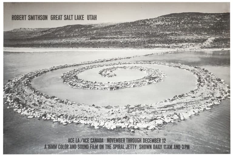 Robert Smithson | Great Salt Lake Utah, 1970 | print on paper | cm. 10 x 15